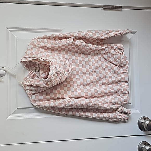 4 For $20 H&M Checkered Hoodie Pullover in Kids Size 6x/7 - Picture 4 of 5